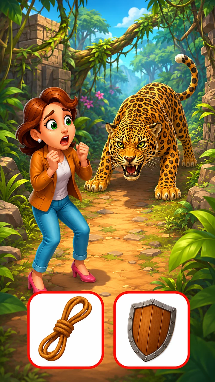 Help The Girl: Rescue Puzzle screenshot
